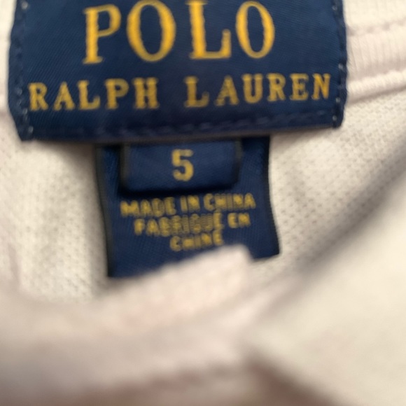 Boys White Polo by Ralph Lauren bundle 3 short sleeve polo shirts for $10 - Picture 5 of 5